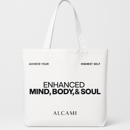 Alcami “Enhanced Mind, Body &amp; Soul” Organic Tote