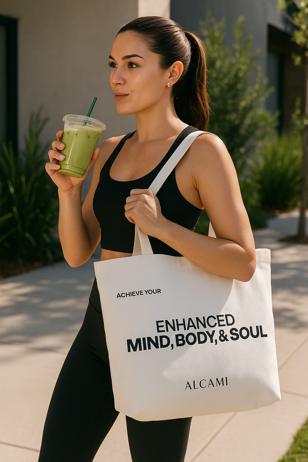 Alcami “Enhanced Mind, Body &amp; Soul” Organic Tote