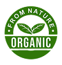 From nature organic badge