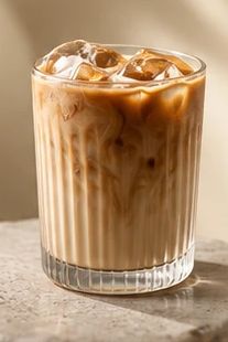 An iced Alcami latte
